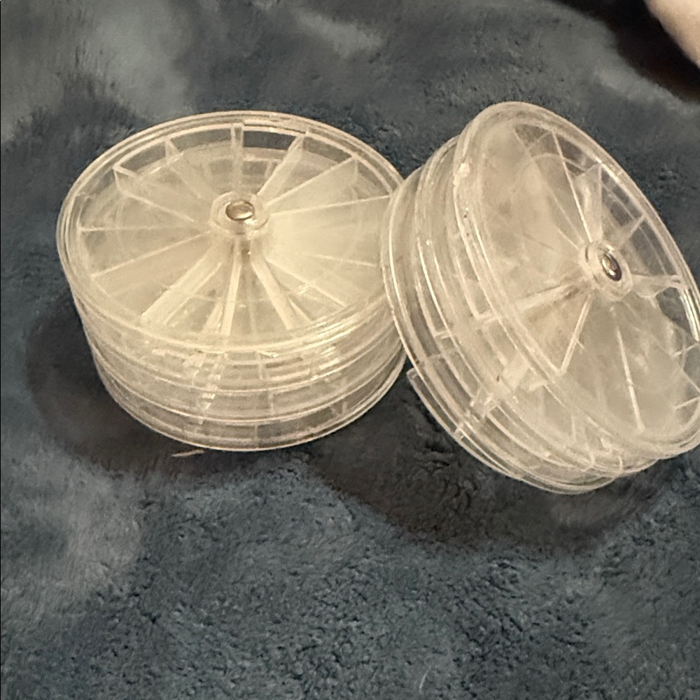 Clear Round Storage Containers - Picture 2 of 2